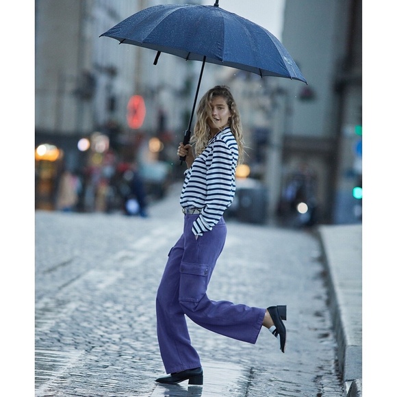 New JCREW Size 30 Relaxed Cargo Pants in Heavyweight Twill Royal Navy $128 BW526 - Picture 4 of 9